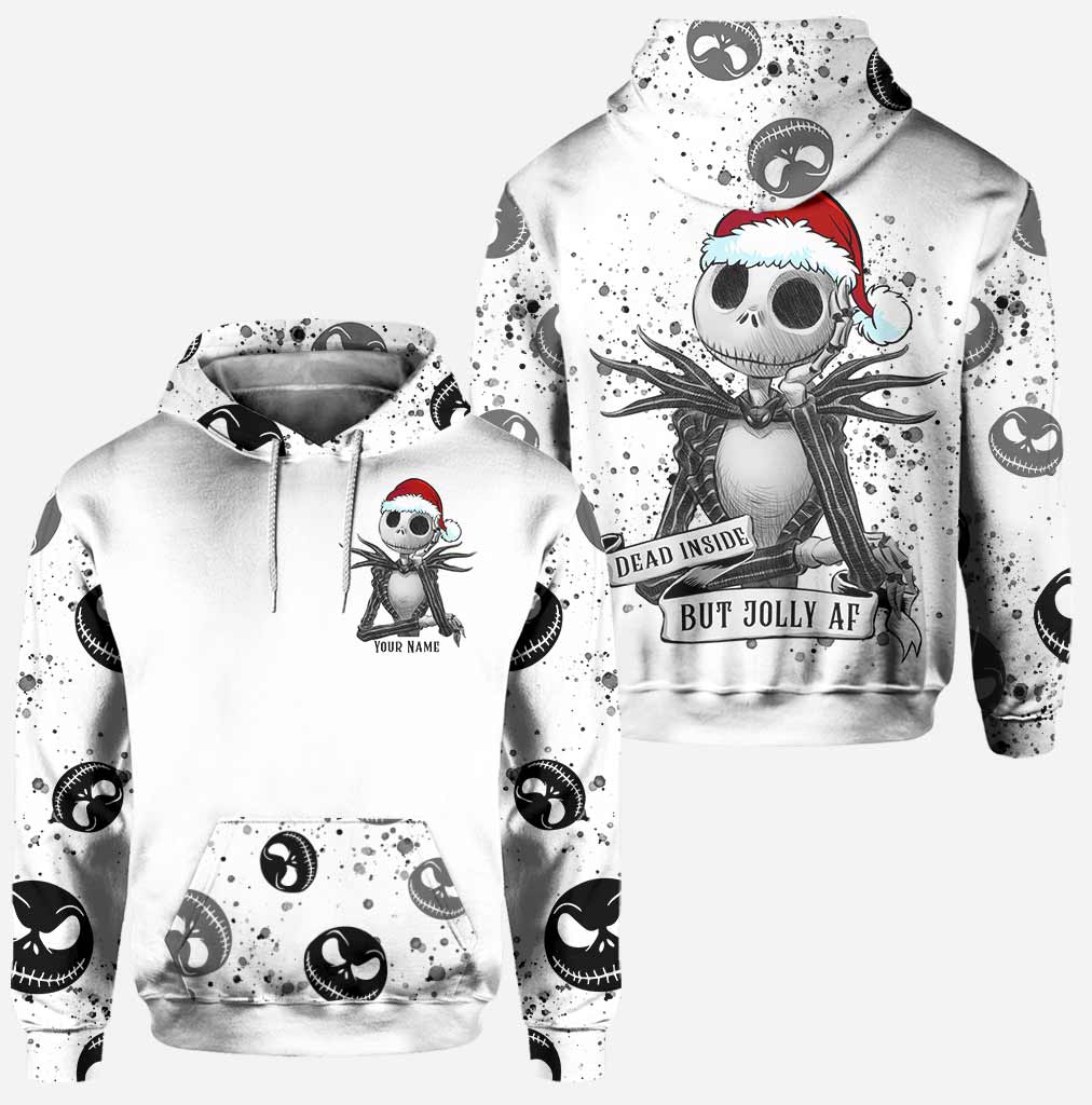 Personalized Nightmare Before Christmas Hoodie & Leggings Set Gift for Her