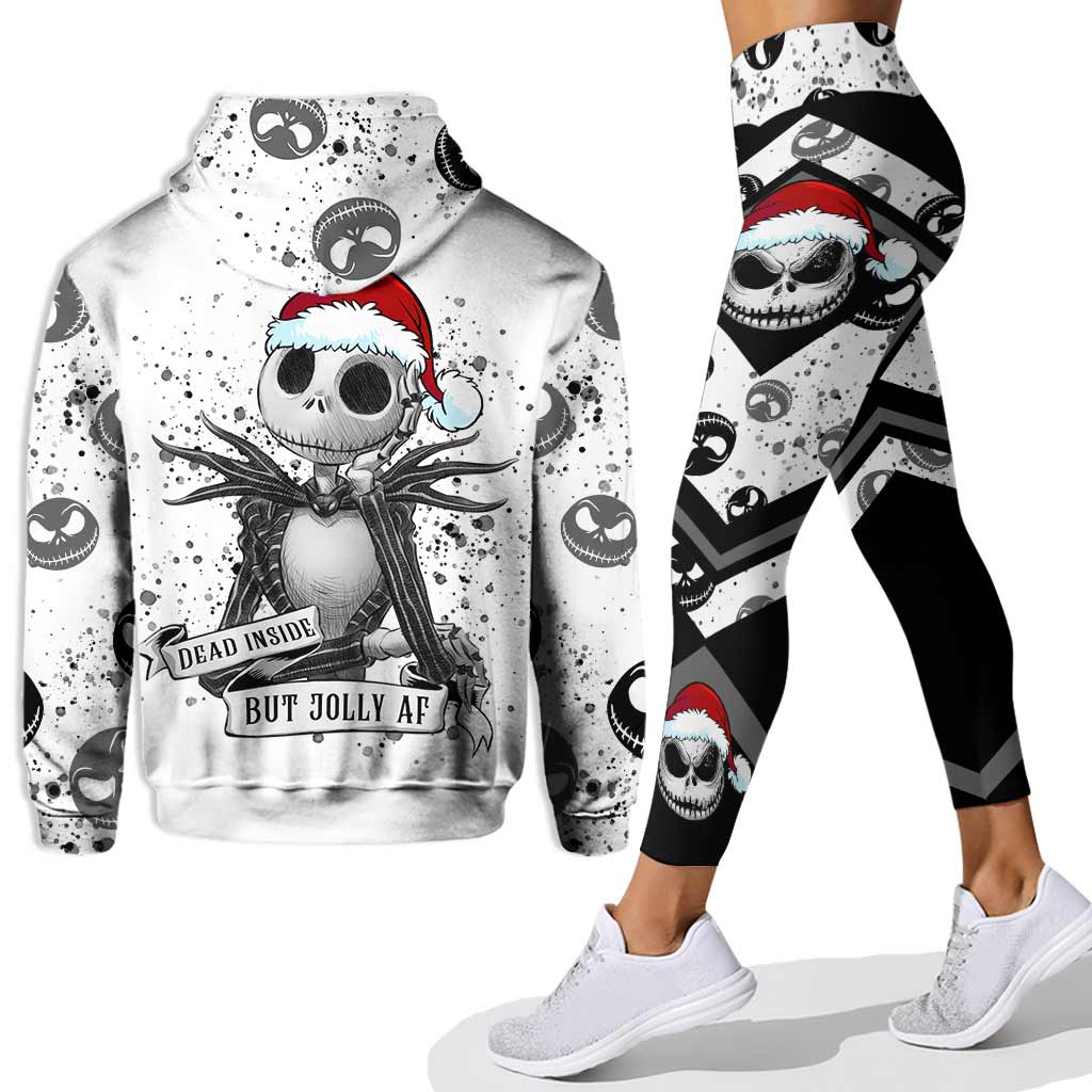 Personalized Nightmare Before Christmas Hoodie & Leggings Set Gift for Her