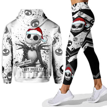 Load image into Gallery viewer, Personalized Nightmare Before Christmas Hoodie &amp; Leggings Set Gift for Her

