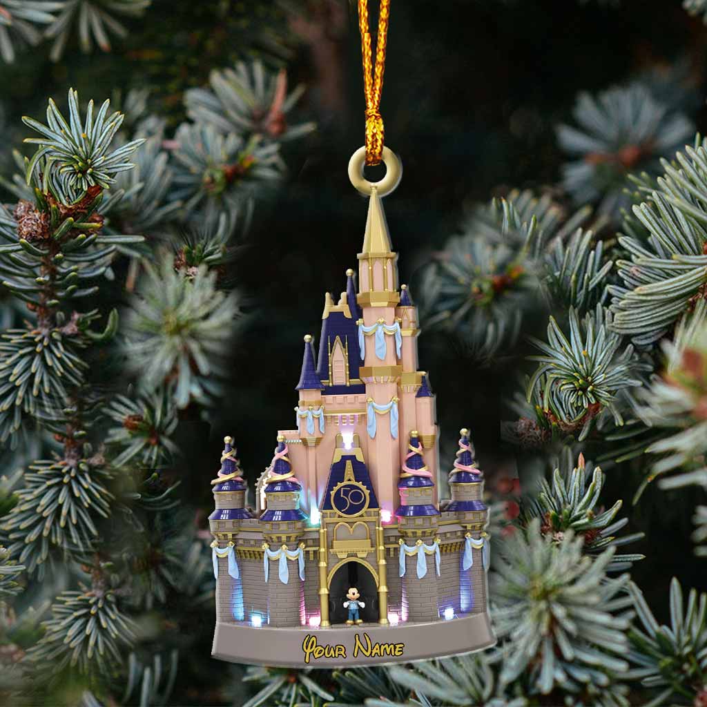 Personalized Christmas Mouse Ornament Custom Name Gift for Kids