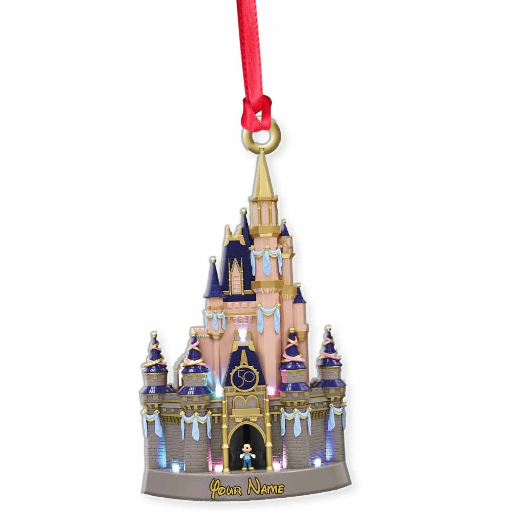 Personalized Christmas Mouse Ornament Custom Name Gift for Kids