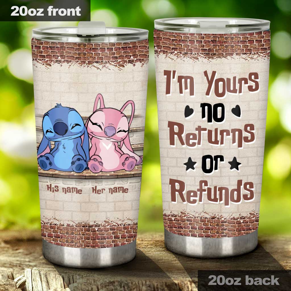 Personalized Ohana Tumbler Custom Name Gift for Couples
