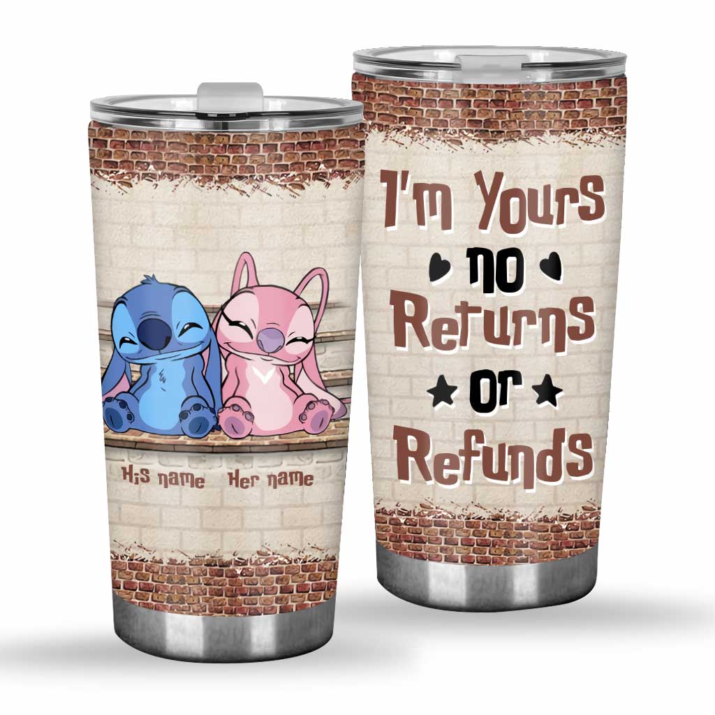 Personalized Ohana Tumbler Custom Name Gift for Couples