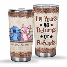 Load image into Gallery viewer, Personalized Ohana Tumbler Custom Name Gift for Couples
