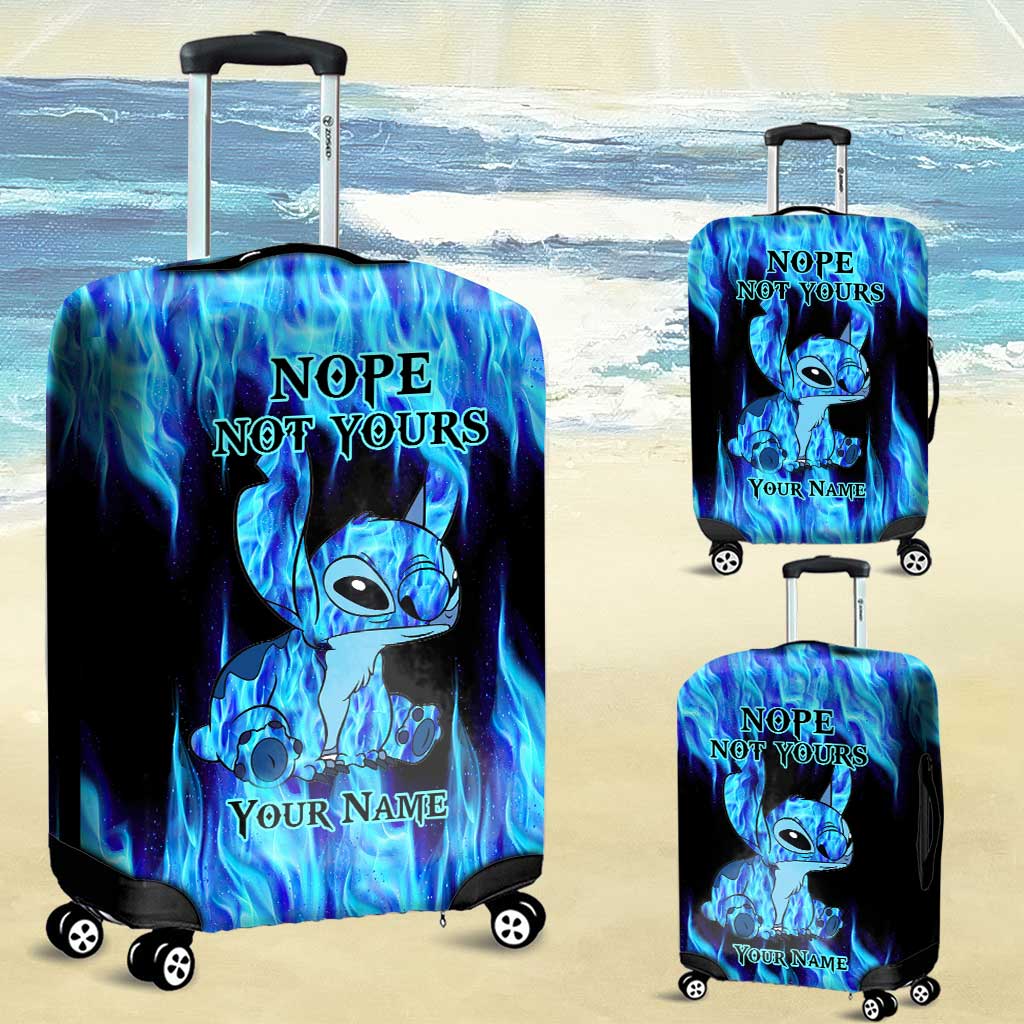 Personalized Ohana Luggage Cover Custom Name Travel Gift