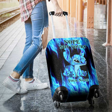 Load image into Gallery viewer, Personalized Ohana Luggage Cover Custom Name Travel Gift
