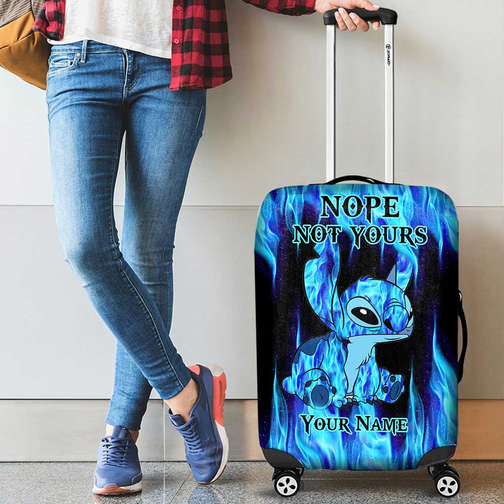 Personalized Ohana Luggage Cover Custom Name Travel Gift