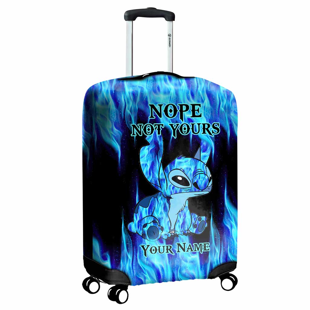 Personalized Ohana Luggage Cover Custom Name Travel Gift
