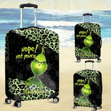 Load image into Gallery viewer, Personalized Grinch Luggage Cover Custom Name for Christmas
