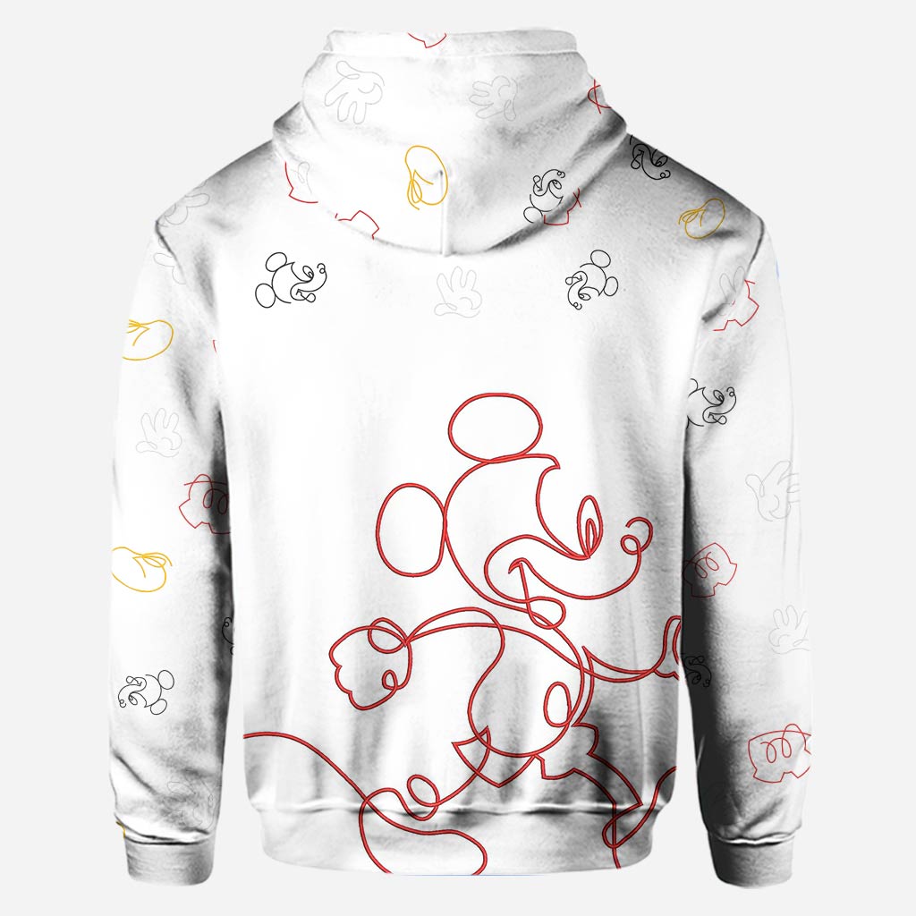 Personalized Mouse Hoodie and Leggings Set Custom Name Gift for Kids