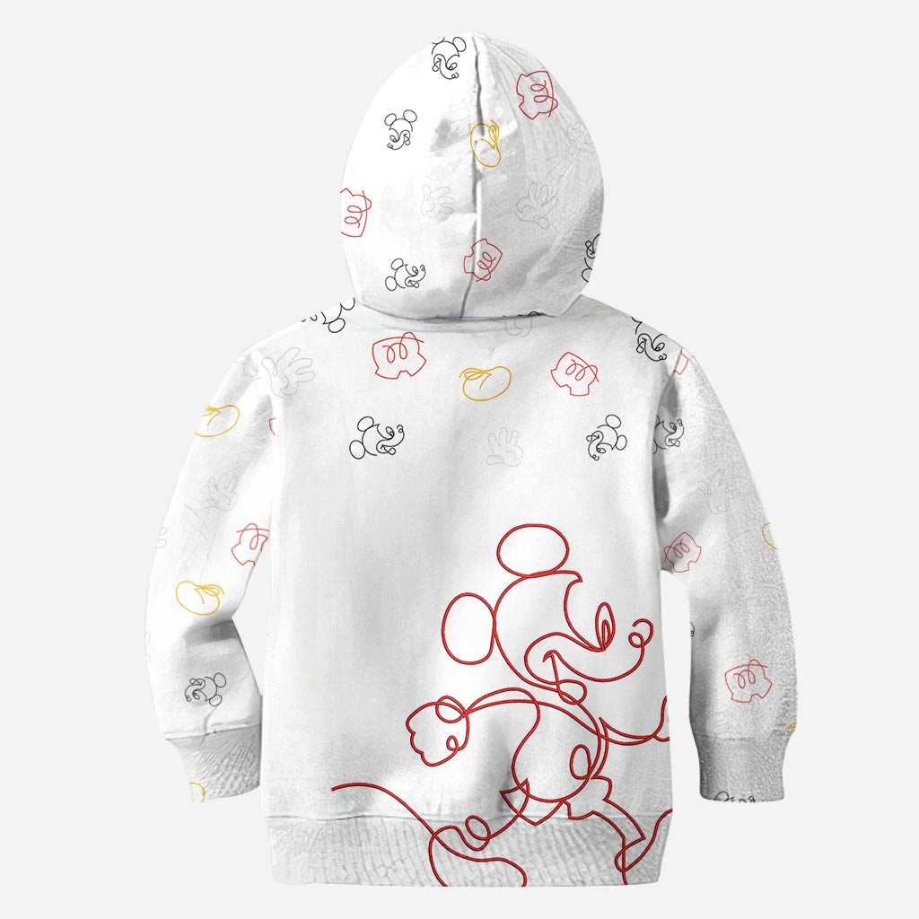 Personalized Mouse Hoodie and Leggings Set Custom Name Gift for Kids