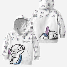 Load image into Gallery viewer, Personalized Ohana Hoodie and Leggings Custom Gift for Her
