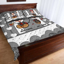 Load image into Gallery viewer, Personalized Mickey Mouse Quilt Set Custom Names | Unique Valentine Gift
