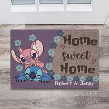 Load image into Gallery viewer, Personalized Ohana Doormat Custom Name Gift for Housewarming
