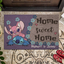 Load image into Gallery viewer, Personalized Ohana Doormat Custom Name Gift for Housewarming
