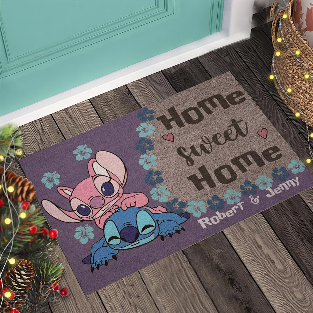 Personalized Ohana Doormat Custom Name Gift for Housewarming