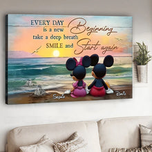 Load image into Gallery viewer, Personalized Mouse Canvas Print Inspirational Wall Art Gift

