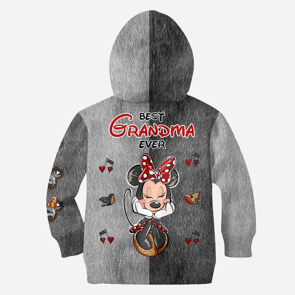 Personalized All Over Shirt Best Grandma Gift with Custom Names