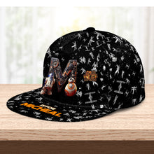 Load image into Gallery viewer, Personalized Star Wars Snapback Hat Custom Name for Kids
