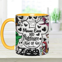Load image into Gallery viewer, Personalized Mouse Ears Mug Unique Gift for Halloween Lover
