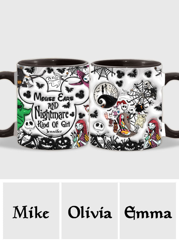 Personalized Mouse Ears Mug Unique Gift for Halloween Lover