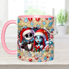 Load image into Gallery viewer, Personalized Nightmare Accent Mug with Custom Names Gift Idea
