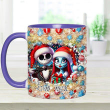 Load image into Gallery viewer, Personalized Nightmare Accent Mug with Custom Names Gift Idea
