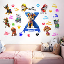 Load image into Gallery viewer, Personalized Kids Wall Decal with Inspirational Quotes for Nursery
