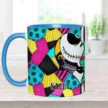 Load image into Gallery viewer, Personalized Nightmare Accent Mug Custom Name Gift for Couples
