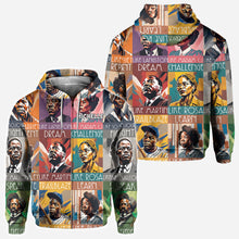Load image into Gallery viewer, Personalized All Over Shirt Featuring African American Icons for Unique Gifts

