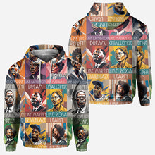Load image into Gallery viewer, Personalized All Over Shirt Featuring African American Icons for Unique Gifts
