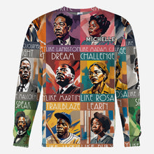 Load image into Gallery viewer, Personalized All Over Shirt Featuring African American Icons for Unique Gifts
