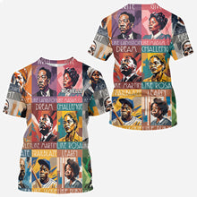 Load image into Gallery viewer, Personalized All Over Shirt Featuring African American Icons for Unique Gifts
