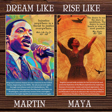 Load image into Gallery viewer, Personalized African American Canvas Art Inspirational Quotes Gift
