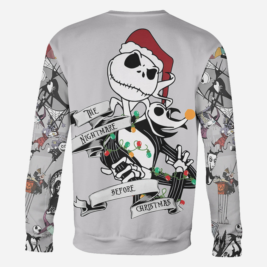 Personalized Nightmare Before Christmas All Over Shirt Gift