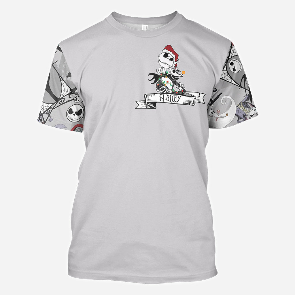 Personalized Nightmare Before Christmas All Over Shirt Gift