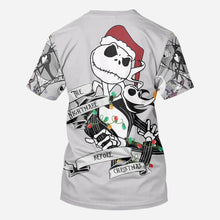 Load image into Gallery viewer, Personalized Nightmare Before Christmas All Over Shirt Gift
