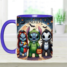 Load image into Gallery viewer, Personalized Spooky Ohana Accent Mug - Unique Halloween Gift
