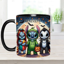 Load image into Gallery viewer, Personalized Spooky Ohana Accent Mug - Unique Halloween Gift
