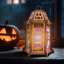 Load image into Gallery viewer, Personalized Laser Cut Wooden Lantern with Custom Design for Home Décor
