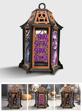 Load image into Gallery viewer, Personalized Laser Cut Wooden Lantern with Custom Design for Home Décor
