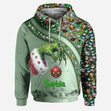 Load image into Gallery viewer, Personalized Grinch Christmas Hoodie &amp; Leggings Custom Name Gift
