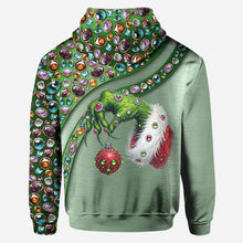 Load image into Gallery viewer, Personalized Grinch Christmas Hoodie &amp; Leggings Custom Name Gift
