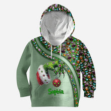 Load image into Gallery viewer, Personalized Grinch Christmas Hoodie &amp; Leggings Custom Name Gift
