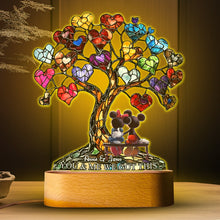 Load image into Gallery viewer, Personalized Love Tree Acrylic Light Base Custom Name Gift
