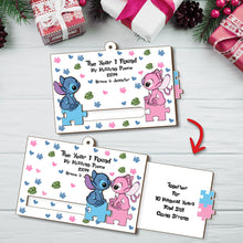 Load image into Gallery viewer, Personalized Sliding Ornament Ohana Gift for Couples
