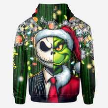 Load image into Gallery viewer, Personalized Grinch All-Over Shirt Custom Gift for Christmas
