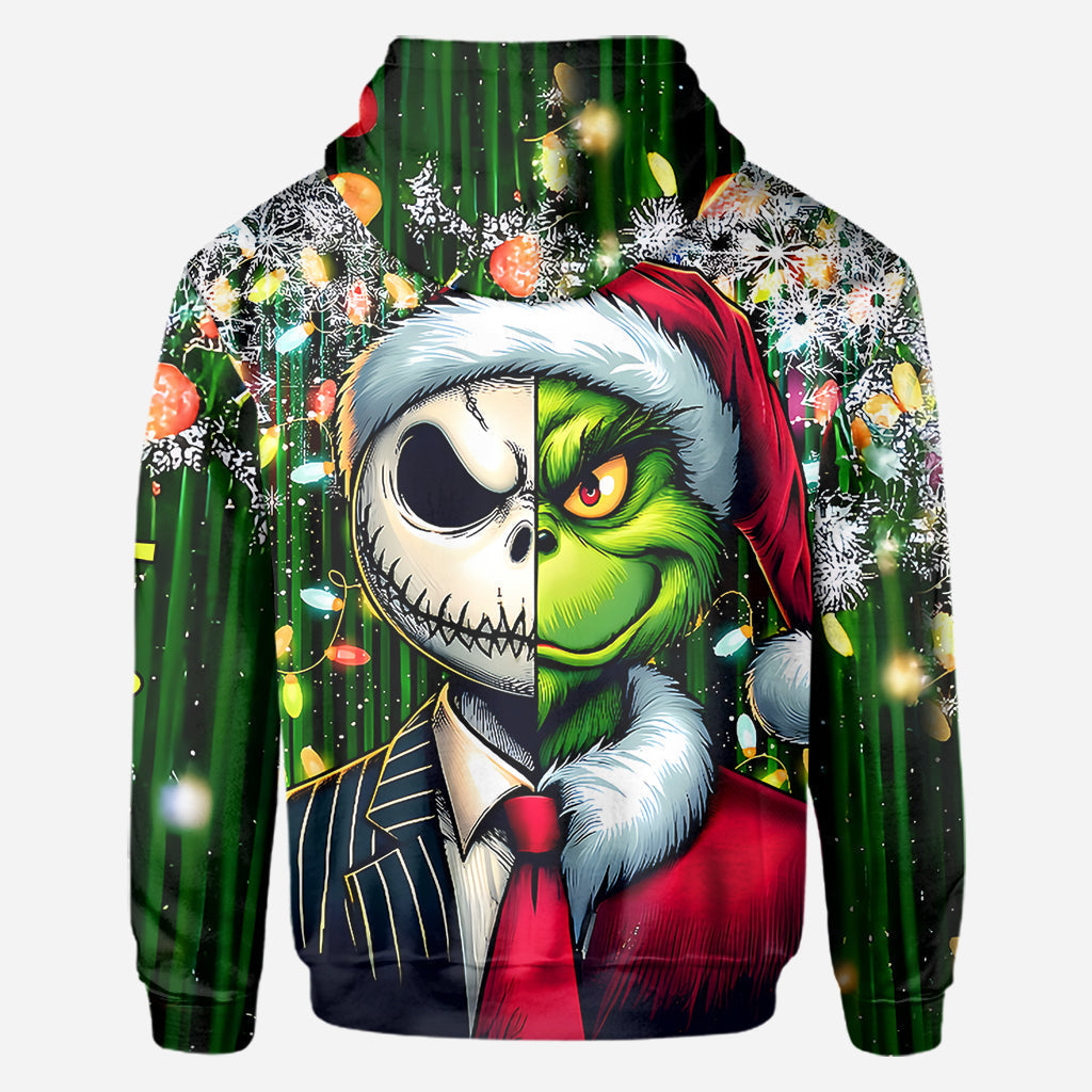 Personalized Grinch All-Over Shirt Custom Gift for Christmas