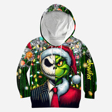 Load image into Gallery viewer, Personalized Grinch All-Over Shirt Custom Gift for Christmas
