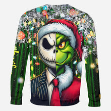 Load image into Gallery viewer, Personalized Grinch All-Over Shirt Custom Gift for Christmas
